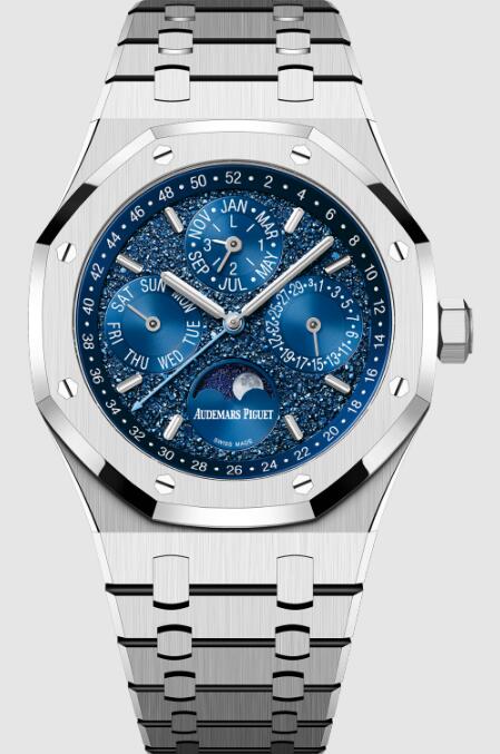 Review 26574BC.OO.1220BC.02 Audemars Piguet Royal Oak Perpetual Calendar 41 White Gold 2024 replica watch